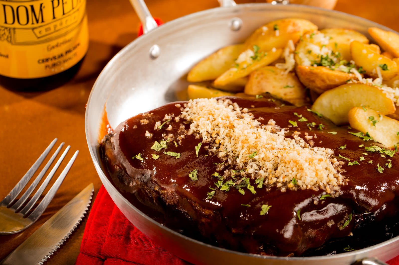 Costelinha barbecue do Dom Pedro